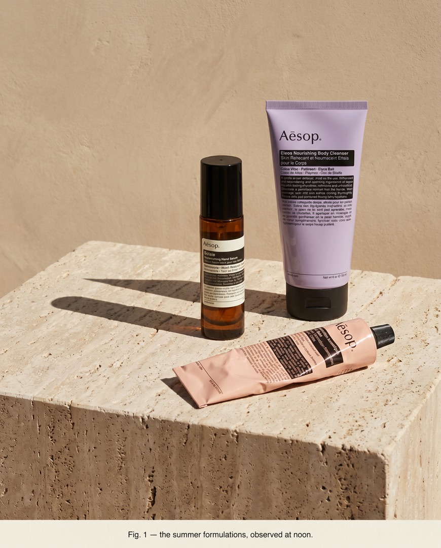 Post 3 of the grid I delivered for Aesop
